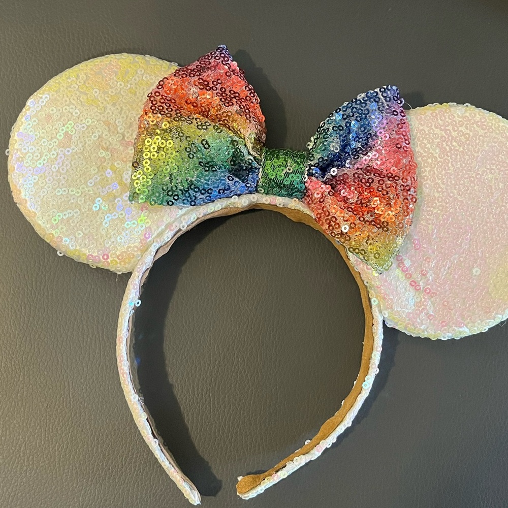 Colorful Sequin Bow Headband